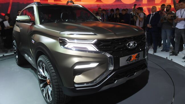 Автомобиль LADA 4x4 Vision на Московском международном автомобильном салоне 2018