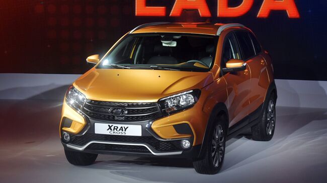 Автомобиль LADA XRAY Cross на Московском международном автомобильном салоне 2018