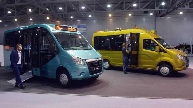 Микроавтобусы ГАЗель Next на Московском международном автомобильном салоне 2018