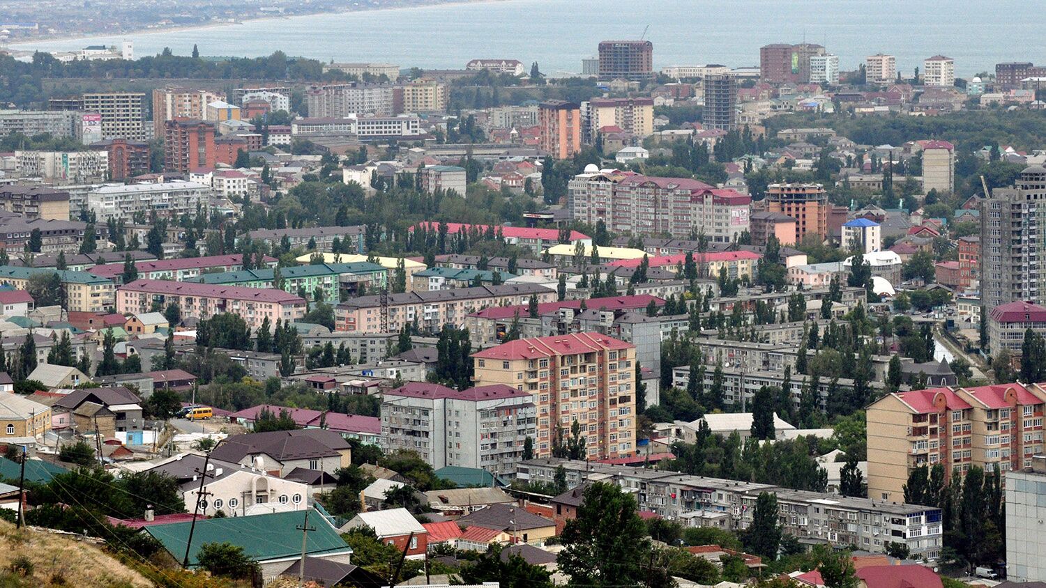 Вид на дагестанский город Махачкала - РИА Новости, 1920, 08.06.2024