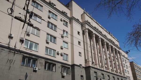 Здание Государственного дома радиовещания и звукозаписи в Москве. Архивное фото