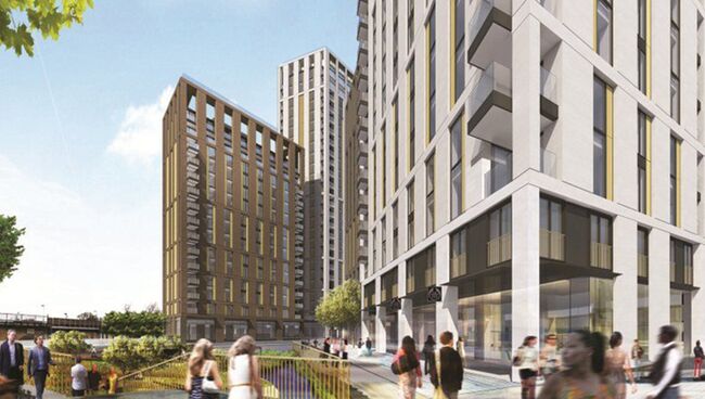 Проект здания Lewisham Gateway в Лондоне