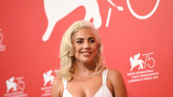 Певица Леди Гага на Венецианском кинофестивале