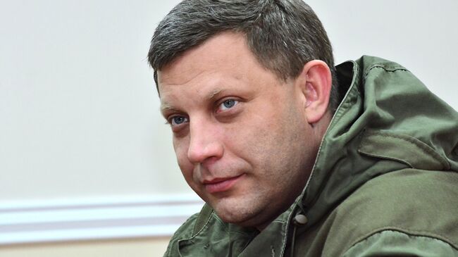 Глава Донецкой народной республики Александр Захарченко. Архивное фото Глава Донецкой народной республики Александр Захарченко. Архивное фото