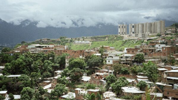 Вид на столицу Венесуэлы Каракас. Архив