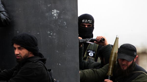 Боевики группировки Джебхат ан-Нусра в Сирии