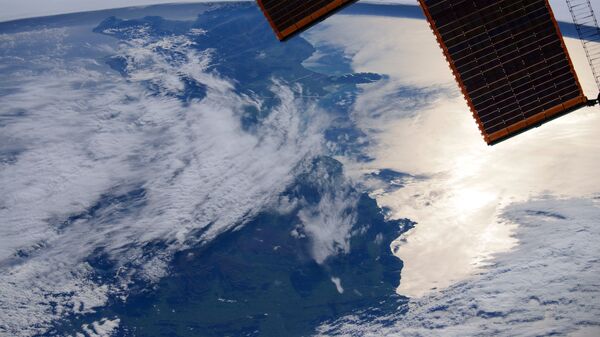 Новая Зеландия под крылом Международной космической станции, архивное фото