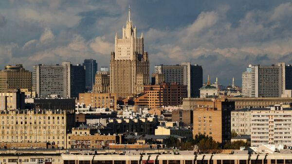 Вид на Москву со смотровой площадки МГУ им. М.В. Ломоносова