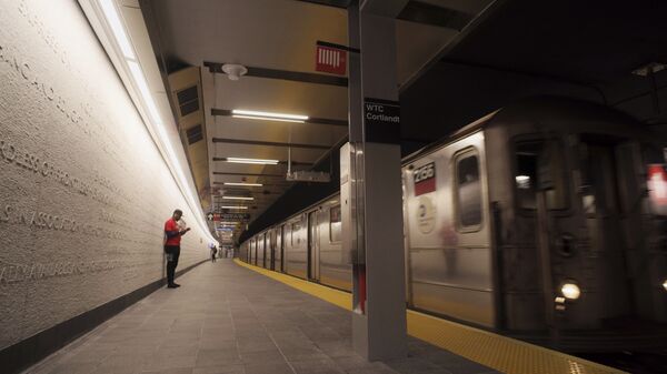 Станция метро  в Нью-Йорке