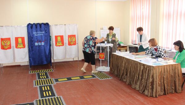 Избирательный участок в Твери. 9 сентября 2018