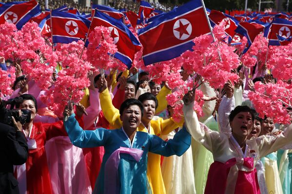 Парад в Пхеньяне по случаю 70-летия со дня образования КНДР