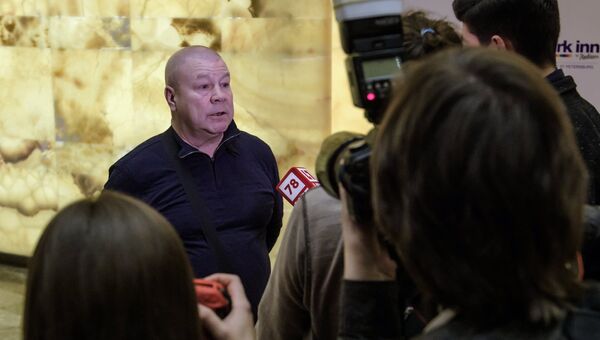 Актер Сергей Селин отвечает на вопросы журналистов