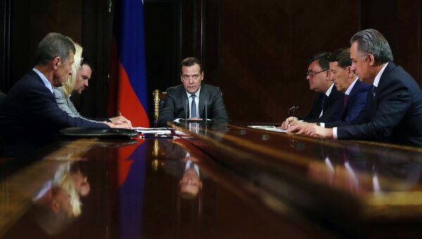 Дмитрий Медведев проводит совещание с вице-премьерами РФ. 10 сентября 2018
