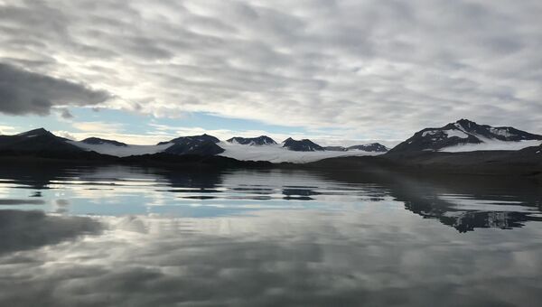 На подходе к ледникам Восточный и Западный Гренфьорды на Шпицбергене