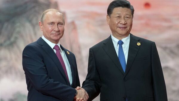 LIVE: Беседа Путина с Председателем КНР Си Цзиньпином
