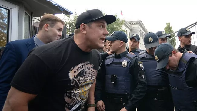 Михаил Ковальчук, гражданин Украины, препятствовавший голосованию россиян в Киеве на выборах в Госдуму в 2016 году
