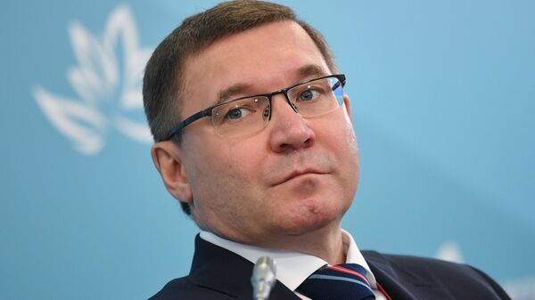Министр строительства и жилищно-коммунального хозяйства РФ Владимир Якушев на Восточном экономическом форуме