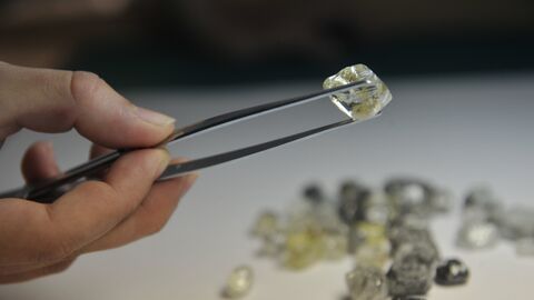 Центр сортировки алмазов акционерной компании Алроса в городе Мирный Республики Саха