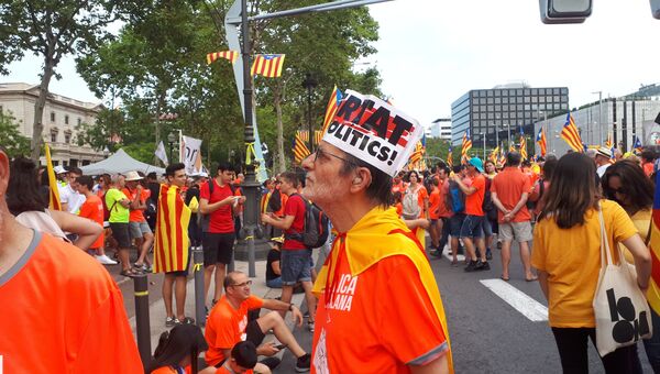 Национальный день Каталонии в Барселоне. Архивное фото