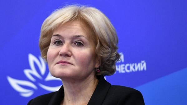 Заместитель председателя правительства РФ Ольга Голодец на IV Восточном экономическом форуме