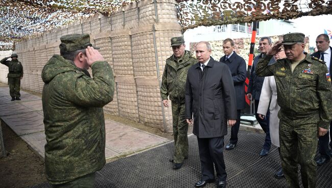 Рабочая поездка президента РФ В. Путина в Забайкальский край