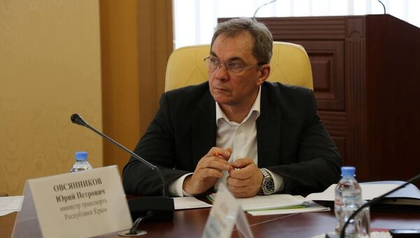 Бывший министр транспорта республики Крым Юрий Овсянников. Архивное фото