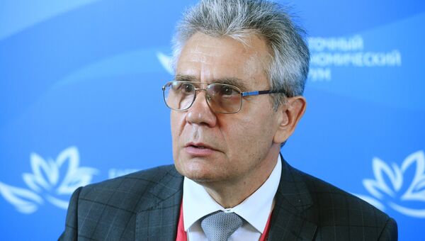 Президент Российской академии наук Александр Сергеев на IV Восточном экономическом форуме
