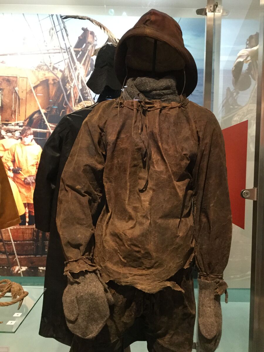 Костюм рыбака в Морском музее Рейкьявика