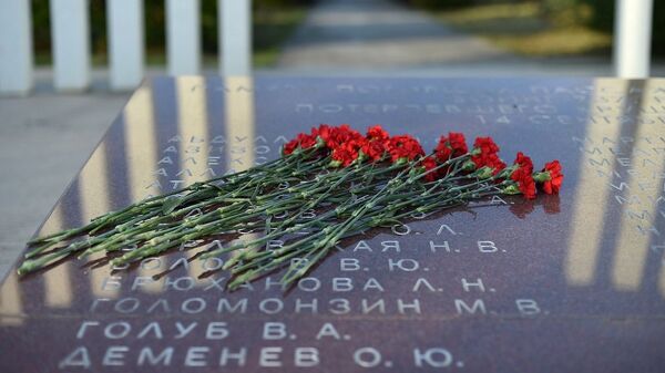 Мемориал погибшим при крушении Boeing 737 в Перми. 14 сентября 2018