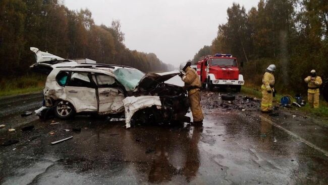 ДТП в Рыбинском микрорайоне Ярославской области. 16 сентября 2018