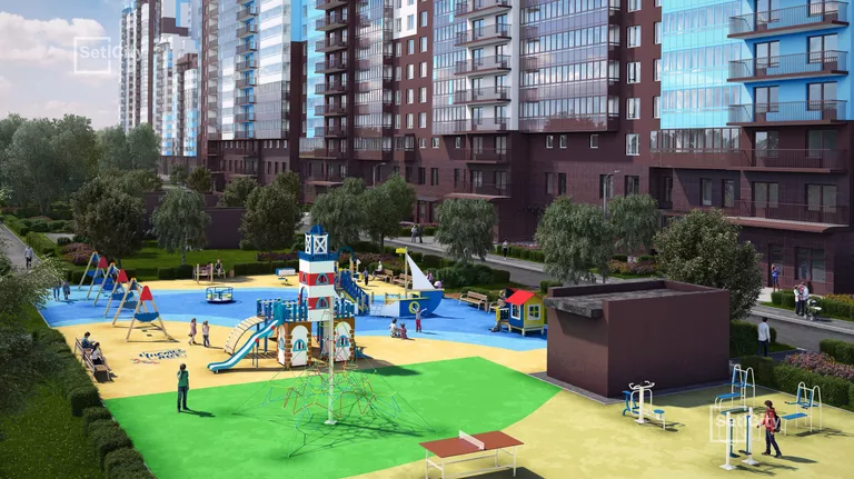 Жилой комплекс комфорт-класса Чистое небо от Setl City в Приморском районе Жилой комплекс комфорт-класса Чистое небо от Setl City в Приморском районе
