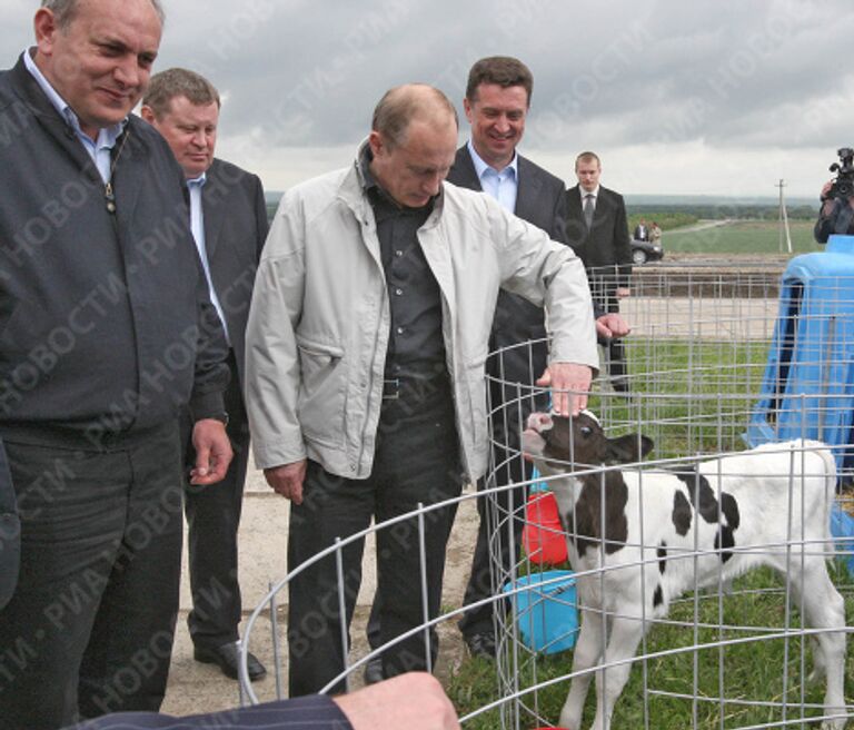 Поездка Владимира Путина в Южный федеральный округ