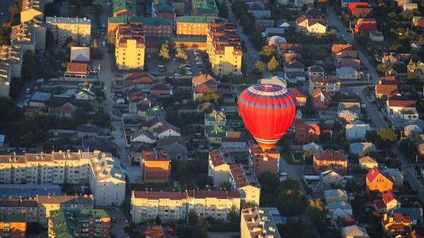 Воздушный шар на фестивале воздухоплавания Кавказские Минеральные Воды - Жемчужина России в Ставрополье