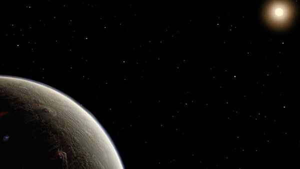 Так художник представил себе планету Вулкан в созвездии Эридана