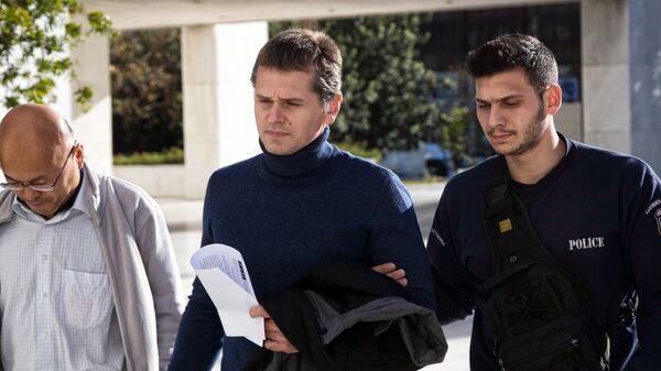 Задержанный в Греции Александр Винник
