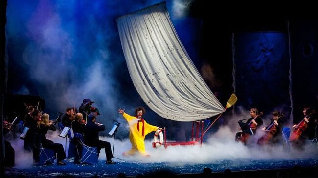 Снежная Симфония Славы Полунина. Архивное фото