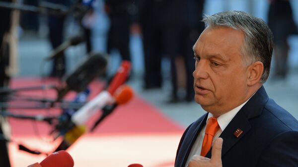 Премьер-министр Венгрии Виктор Орбан перед началом неформального саммита глав стран-членов ЕС в Зальцбурге