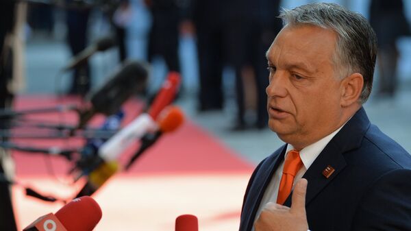 Премьер-министр Венгрии Виктор Орбан перед началом неформального саммита глав стран-членов ЕС в Зальцбурге