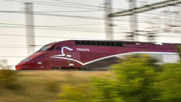Поезд-экспресс Thalys во Франции. Архивное фото