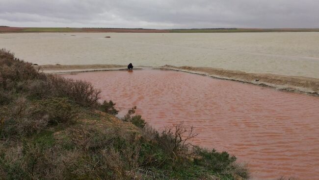 Озеро Тирес, где ученые открыли первые «марсианские» водоросли