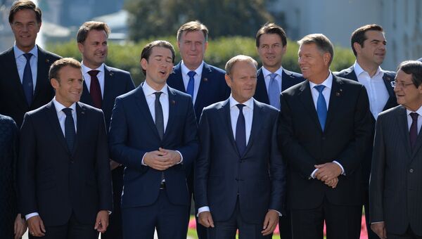 Неформальная встреча глав стран ЕС в Зальцбурге. 20 сентября 2018