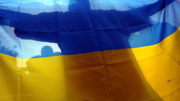 Флаг Украины. Архивное фото