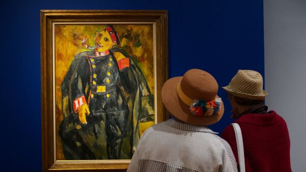 Выставка Михаил Ларионов в Третьяковской галерее. Архивное фото.