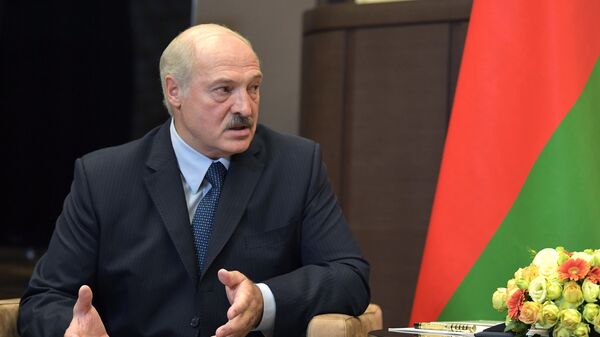 Президент Белоруссии Александр Лукашенко во время встречи с президентом РФ Владимиром Путиным. 21 сентября 2018