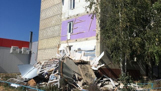 Обрушение балконных плит жилого панельного дома в селе Красносвободное Тамбовской области. 22 сентября 2018