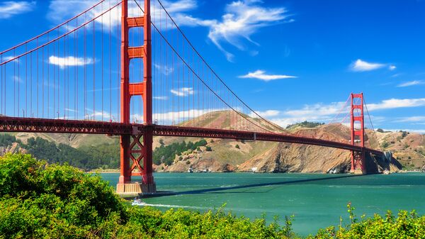 Мост Золотые ворота в Сан-Франциско, США