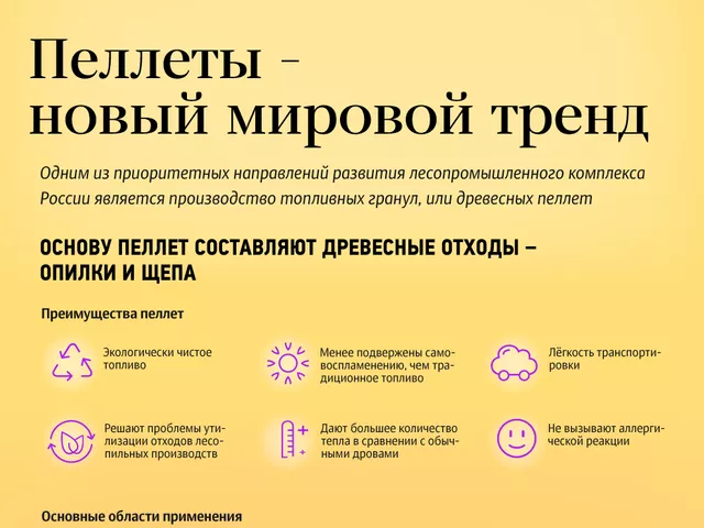 Пеллеты - новый мировой тренд