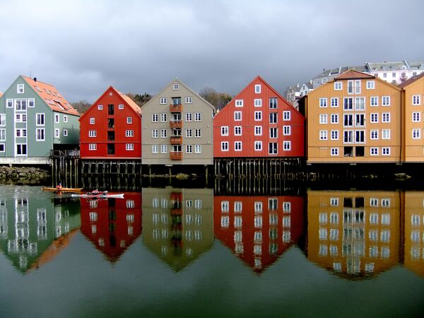 Цветные дома Норвегии
