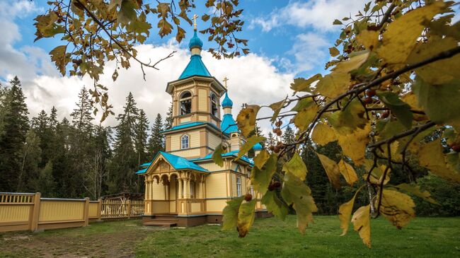 Церковь Успения Богородицы в Гефсиманском скиту на острове Валаам