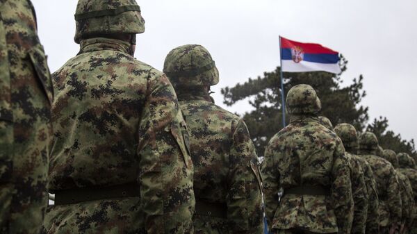 Солдаты армии Сербии. Архивное фото